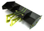 Carbon Fiber Rear Aero Wing Kit for Traxxas 1/8 Sledge 4WD 9517 9518