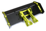 Carbon Fiber Rear Aero Wing Kit for Traxxas 1/8 Sledge 4WD 9517 9518 - Image 2