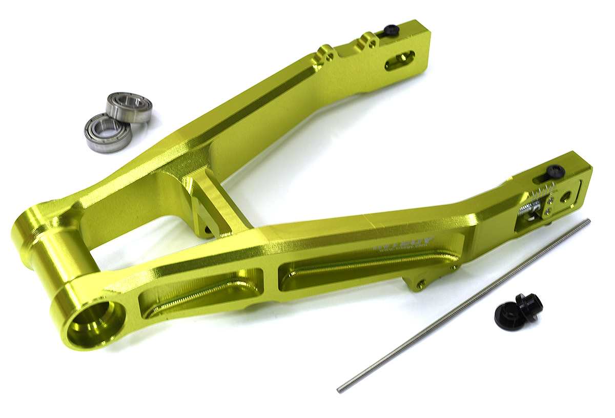 C33612GREEN Billet Machined Rear Swing Arm for Losi 1/4 Promoto-MX Motorcycle - Image 1