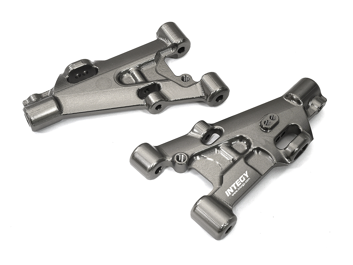 C33614GREY Machined Front Lower Suspension Arms for Arrma 1/7 Limitless All-Road AR330503 - Image 1