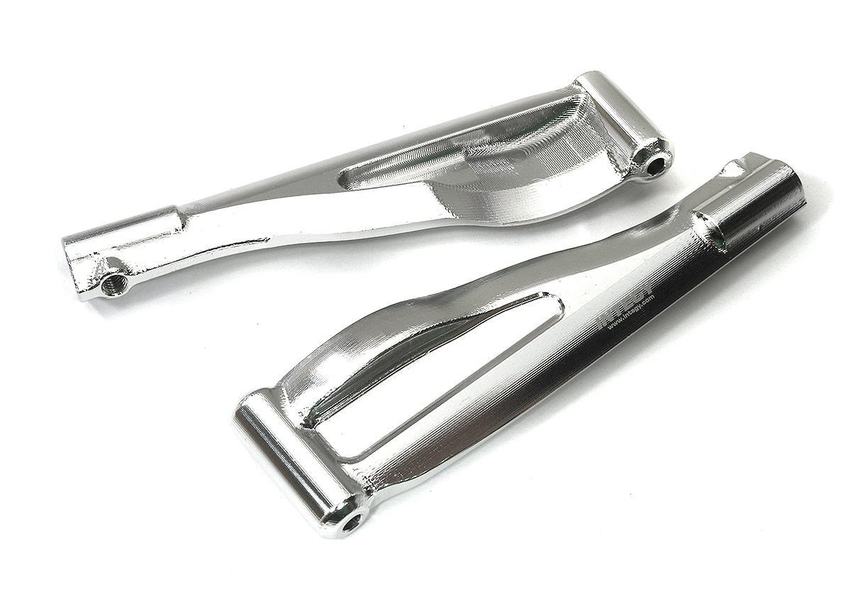 C33616SILVER Billet Machined Front Upper Suspension Arms for Arrma 1/8 Kraton 6S BLX AR330218 - Image 1