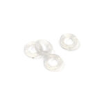 P4 Replacement Clear O-Ring 4pcs 8x4x2mm Size for 4mm Shock Shafts