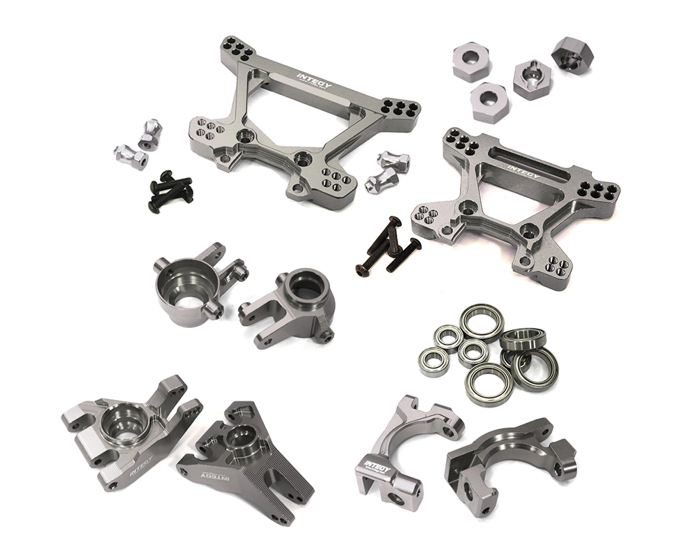 C33619GREY VXHD Alloy Conversion Kit for Stampede 4X4, Rustler 4X4 & Slash 4X4(w/6mm Axles) - Image 1
