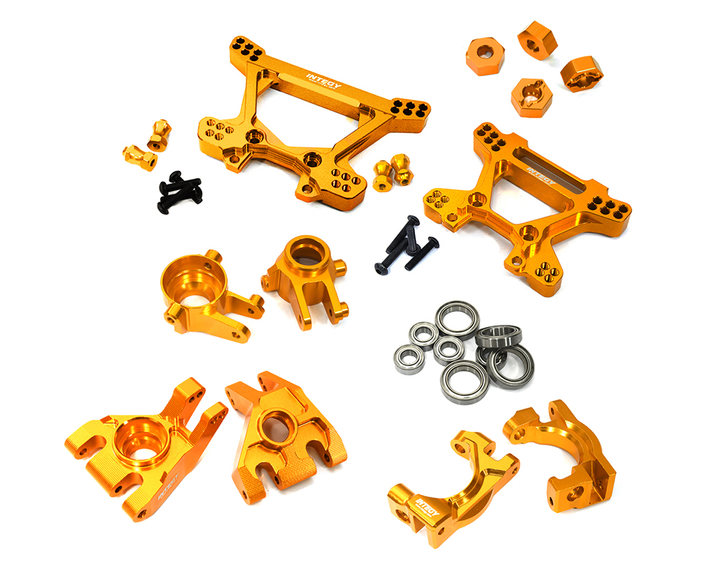 C33619ORANGE VXHD Alloy Conversion Kit for Stampede 4X4, Rustler 4X4 & Slash 4X4(w/6mm Axles) - Image 1
