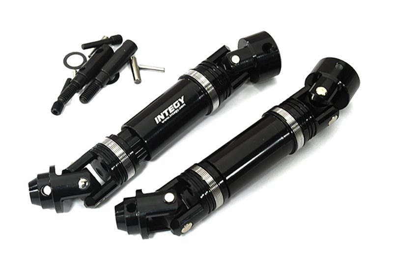 C33620BLACK VXHD 6mm Front Drive Shafts for 1/10 Stampede 4X4, Rustler 4X4 & Slash 4X4 9051 - Image 1