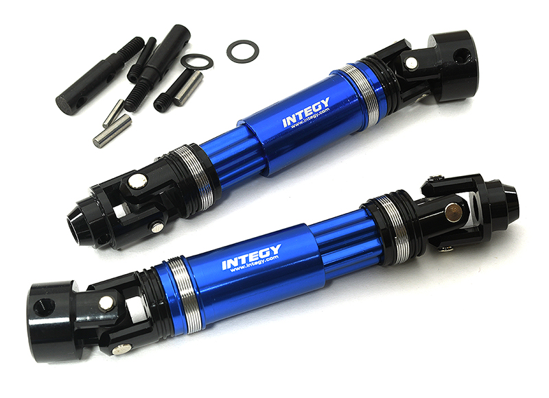 C33620BLUE VXHD 6mm Front Drive Shafts for 1/10 Stampede 4X4, Rustler 4X4 & Slash 4X4 9051 - Image 1