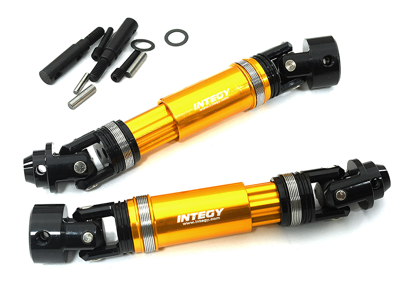 C33620ORANGE VXHD 6mm Front Drive Shafts for 1/10 Stampede 4X4, Rustler 4X4 & Slash 4X4 9051 - Image 1