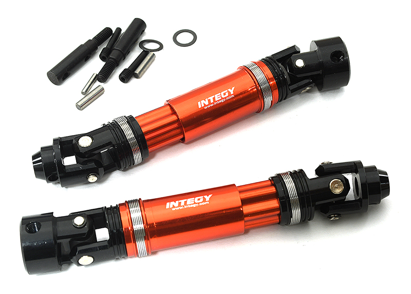 C33620RED VXHD 6mm Front Drive Shafts for 1/10 Stampede 4X4, Rustler 4X4 & Slash 4X4 9051 - Image 1