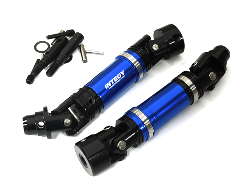 C33621BLUE VXHD Machined 6mm Rear Drive Shafts for C33601 C33619 Rear Hub Carriers 9052 - Image 1
