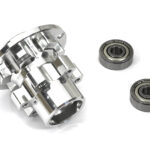 Front Wheel Hub w/ 5X16mm Bearings for Losi 1/4 Promoto-MX Motorcycle
