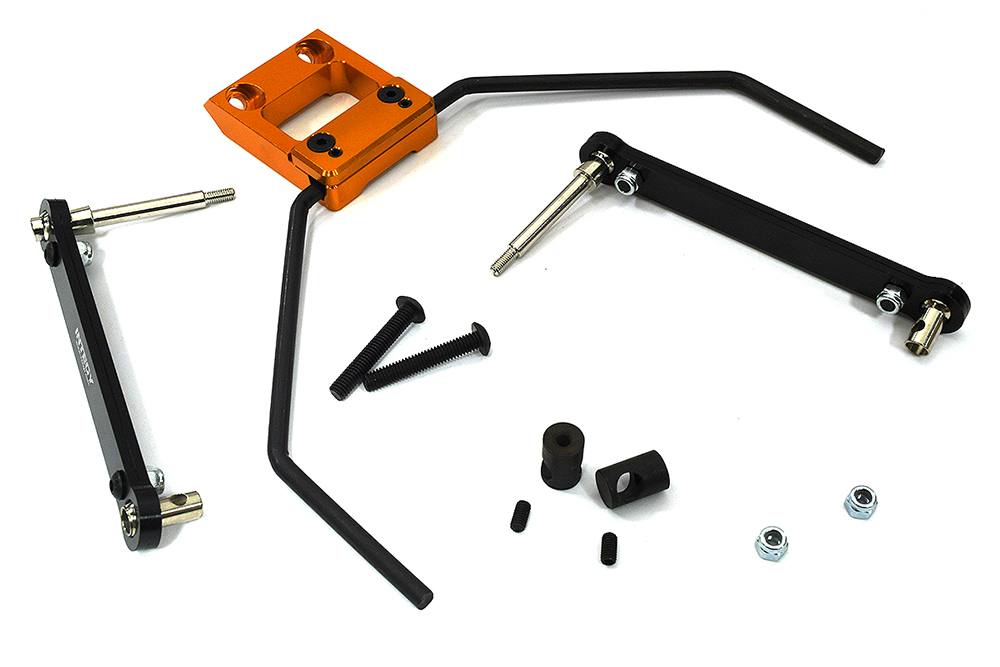 C33639ORANGE High Performance Rear Sway Bar Set for Traxxas XRT - Image 1