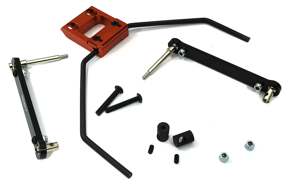 C33639RED High Performance Rear Sway Bar Set for Traxxas XRT - Image 1