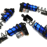 Piggyback Shock (4) Set for Arrma 1/10 Kraton 4X4 4S V2 BLX ARA330720 ARA330721