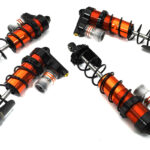 Piggyback Shock (4) Set for Arrma 1/10 Kraton 4X4 4S V2 BLX ARA330720 ARA330721
