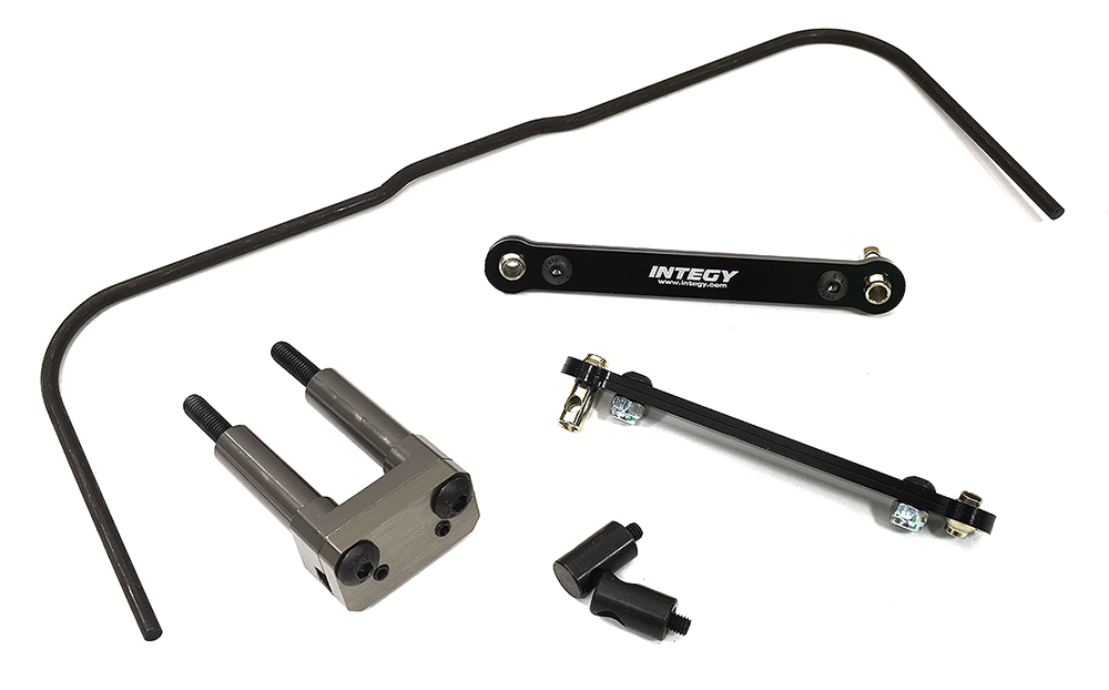 C33657GREY Billet Machined Rear Sway Bar Set for Traxxas 1/10 Maxx 4S & Maxx V2 w/WideMaxx - Image 1