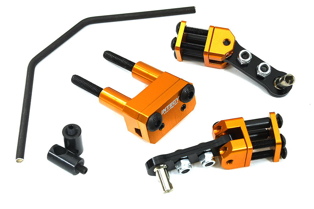 C33658ORANGE Billet Machined Front Sway Bar Set for Traxxas 1/10 Maxx 4S & Maxx V2 w/WideMaxx - Image 1
