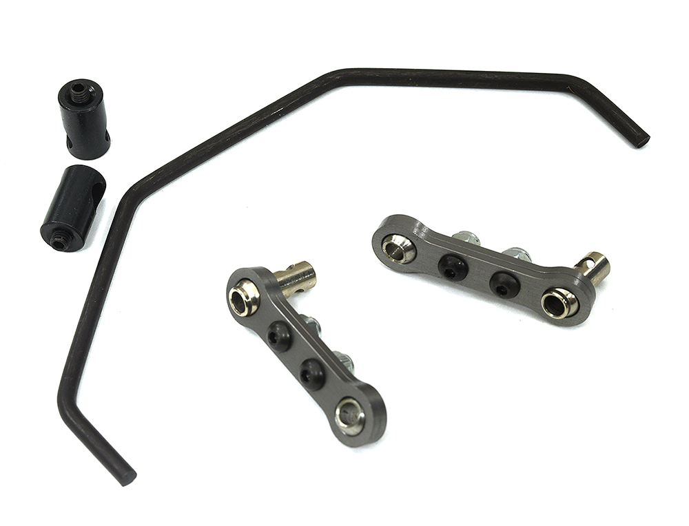 C33659GREY Machined Front Sway Bar Set for Arrma 1/7 Limitless All-Road Speed Bash AR330200 - Image 1