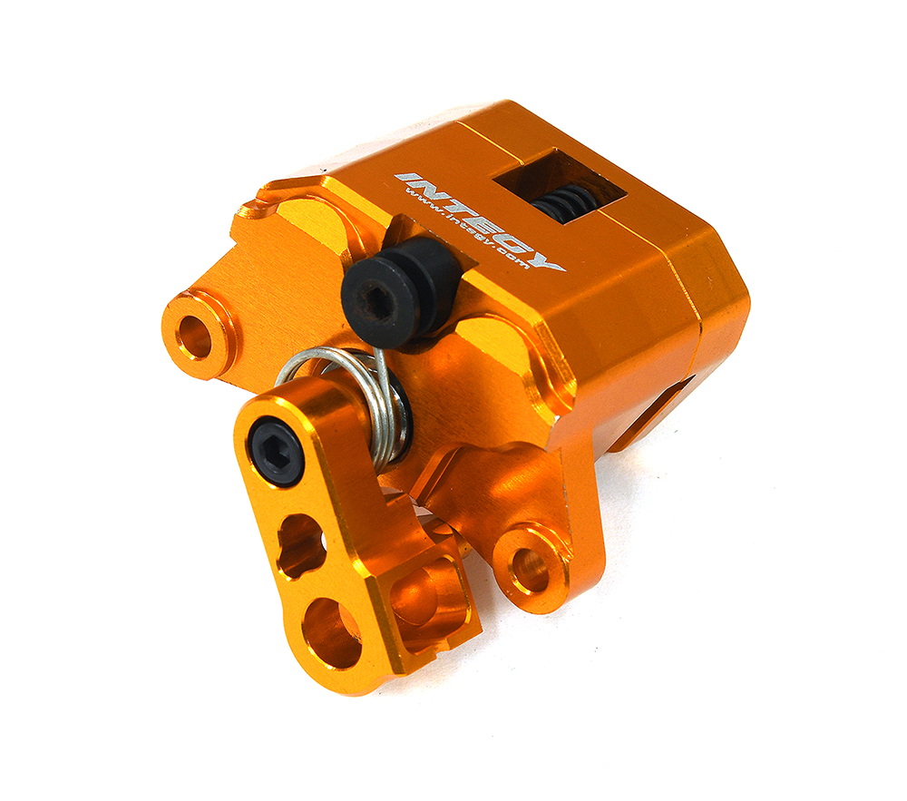 C33661ORANGE Front Mechanical Brake Caliper for Losi 1/4 Promoto-MX Motorcycle - Image 1