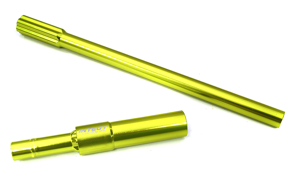 C33664GREEN Billet Machined Center Drive Shaft for Arrma 1/10 Kraton 4X4 4S V2 BLX ARA311065 - Image 1