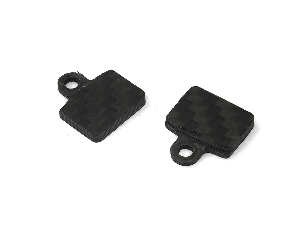 C33670 Carbon Fiber Front Brake Pads (2pcs) for Losi 1/4 Promoto-MX Motorcycle - Image 1
