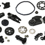 Billet Machined Alloy Conversion Kit Combo D for Losi 1/4 Promoto-MX Motorcycle