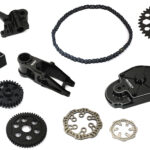 Billet Machined Alloy Conversion Kit Combo E for Losi 1/4 Promoto-MX Motorcycle