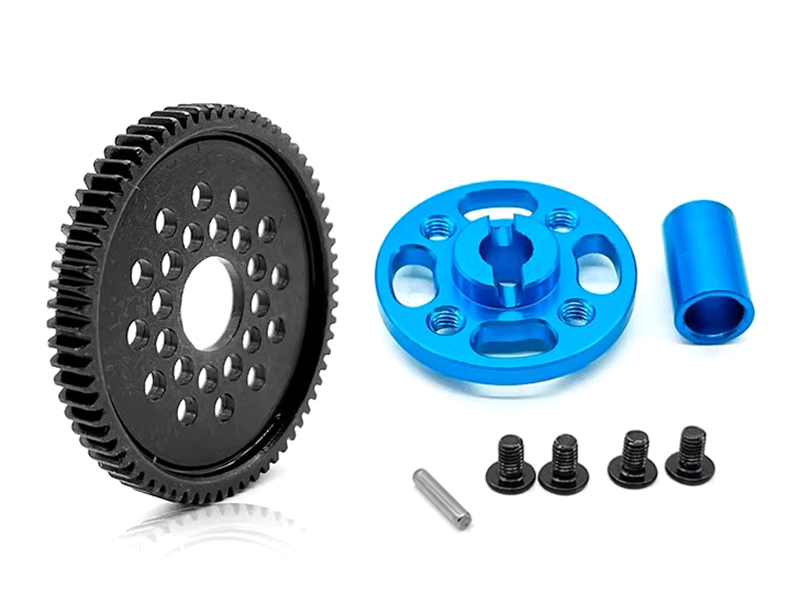 C33707 Alloy Machined 68T Spur Gear for Tamiya 1/10 TT-02 - Image 1