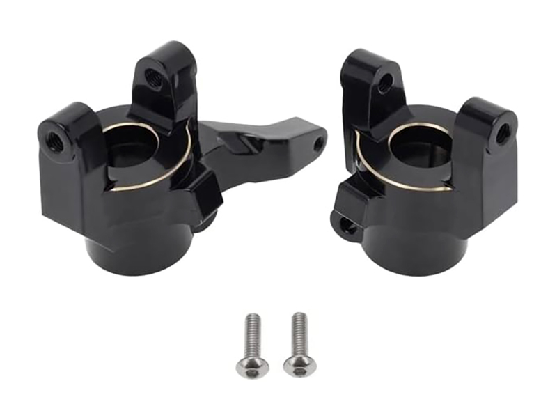 C33724 Brass Alloy Heavy-Duty Caster Blocks 249g Total for Axial SCX6 Crawler 252003 - Image 1