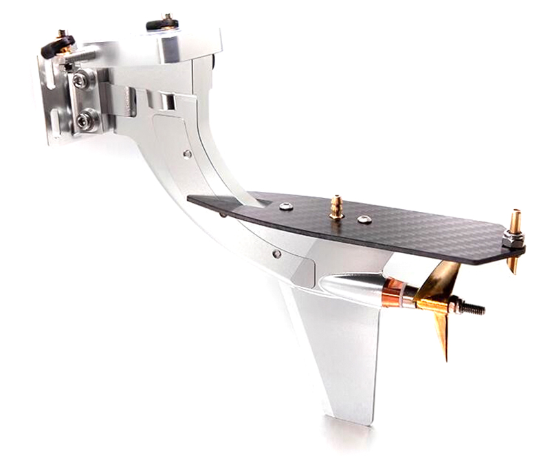 C33765 TFL Alloy Outboard Drive System Assembly Without Motor in Durable Silver - Image 1