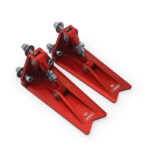 Red Billet Aluminum Adjustable Trim Tab for Boats, 83x40x35mm