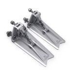 TFL Adjustable Billet Aluminum Trim Tab 83x40x35mm in Silver Color