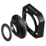 Ordro LH-1 Camera Lens Hood in Black in Reduces Glare and Protects Lens