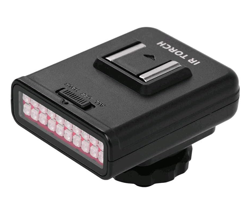 C33810 Ordro LN-3 USB Rechargeable Infrared LED Light for Night Photography - Image 1