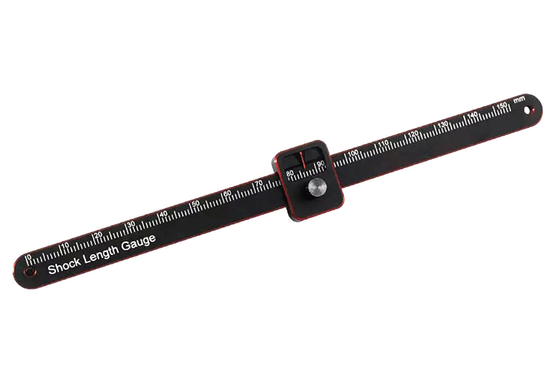 C33831BLACKRED Professional Alloy Shock Length Gauge 12-155mm - Image 1