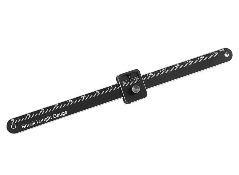 C33831BLACKSILVER Professional Alloy Shock Length Gauge 12-155mm - Image 1
