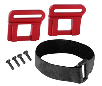 Red Alloy Battery Hold-Down Strap for Traxxas 1/8 Sledge & Maxx Slash 6S 9627