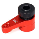Red Alloy 25T Servo Horn with Saver for Axial 1/10 RBX10 Ryft & Capra 234007
