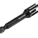 QuickPit 7mm+ Ball End Tool with 1/4 Inch Drive Hex Adapter for Fast Repairs