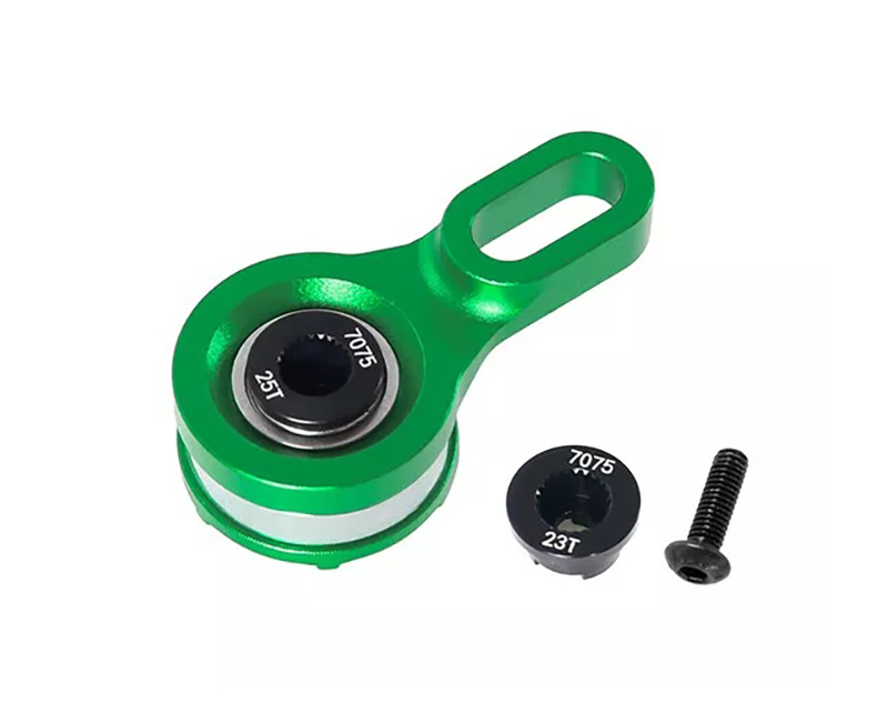 C33864GREEN Alloy Machined Servo Horn 23T & 25T w/ Saver for Losi 1/4 Promoto-MX Motorcycle - Image 1