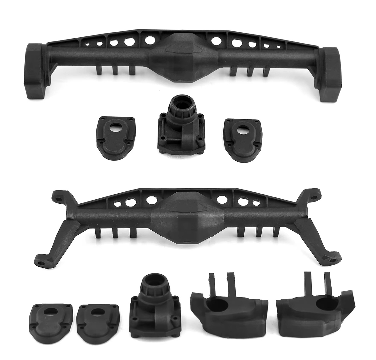 C33865 Composite Front & Rear Portal Axle Housing Set for Axial Capra 1.9 232004 232005 - Image 1