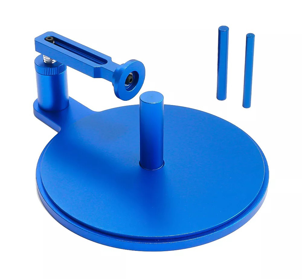 C33867BLUE Blue RC Tire Gluing Jig Tool for 1/18, 1/10, 1/8 Buggy Wheels and Tires - Image 1