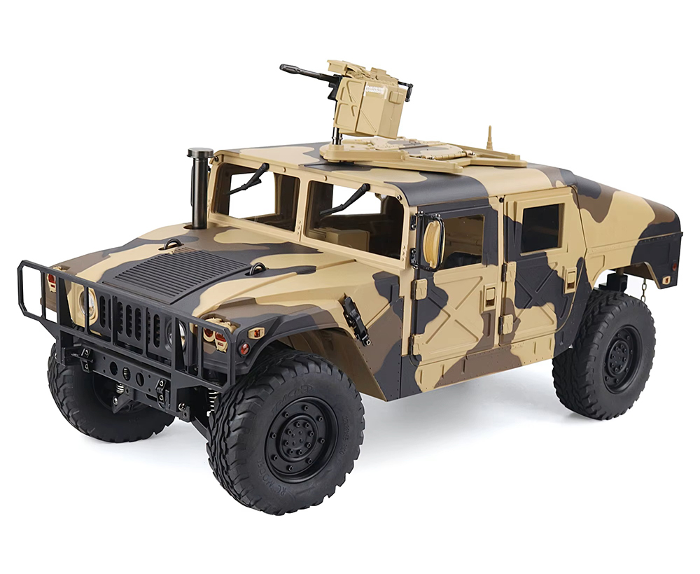 C33880 HG-P408 1/10 4X4 RC Military H1 ARTR w/2.4GHz Remote, Sound & Light Upgrades - Image 1