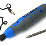 Cordless Rechargeable Power Screwdriver Set with 1/4in Adapter, USB Charging