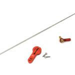 2mm Stainless Steel Servo Pushrod with Metal Ball End and 25T Servo Horn