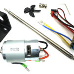 Stainless Steel 250mm Shaft Kit with Mount, Propeller, 775 Motor & 480A ESC