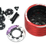 Alloy 14 Spoke Silver Steering Wheel Upgrade for Flysky NB4 Controller