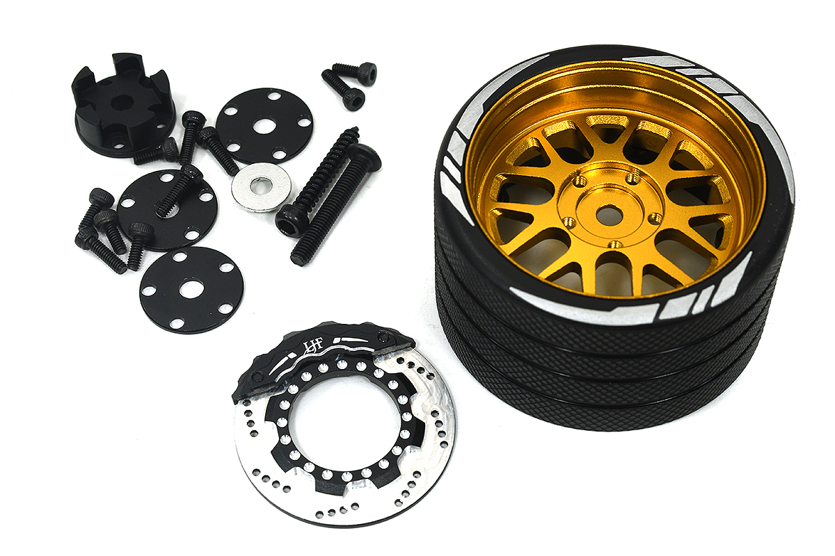 C33904 Alloy 14 Spoke Steering Wheel Upgrade for Flysky NB4 - Silver Color - Image 1