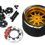 Alloy 10 Spoke Silver Steering Wheel Upgrade Compatible with Flysky NB4