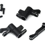 7075 Alloy Steering Bell Crank Set in Black for Traxxas Mini Maxx Upgrade 10743