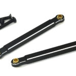 7075 Alloy Front Steering Toe Links for Traxxas Mini Maxx in Black 10742